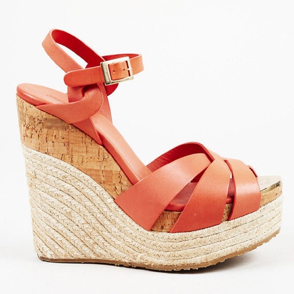 Jimmy Choo Jimmy Choo Leather Espadrille Wedge - Picture 2 of 3